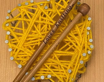 knitting needles,knitting,wooden needles,big knitting needles,knitting supplies,needles,gift for grandma,personalized gift,gift for her,idea