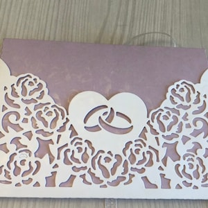 Hochzeitskarten, Geschenkkarte, Hochzeit Umschlag, Hochzeit einladende Karten, weiße und lila Karten, Geschenk-Karte, weiße Karten, handgemachte Karten, Geburtstagskarten