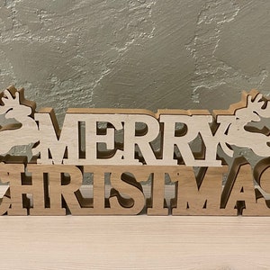 Merry Christmas,Christmas decoration,wooden decor,Christmas,Christmas Personalised,Vintage Christmas decoration,Laser cut,Christmas Reindeer