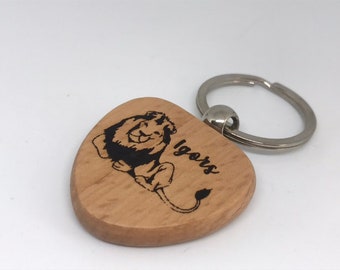 Segno di oroscopo,Anello chiave cuore di legno,regalo per la festa del papà,Portachiavi di legno,Portachiavi cuore di legno personalizzato,Regalo per l'amico,Portachiavi d'amore