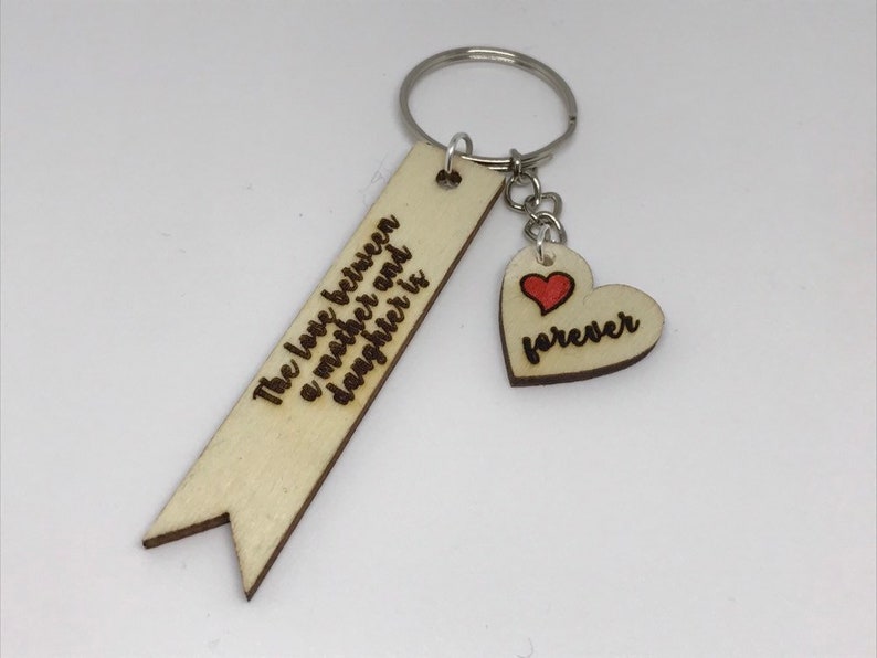 Mother and Daughter keychain,A-Z Initial keychain,Name keychain,personalized Keychain,key with initial,Family gift,Love forever,Gift for Mom