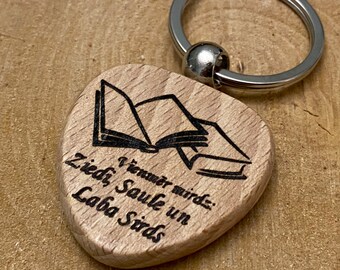 "I'm A Writer I Create Universes" Keychain - Stainless Steel Literary Gift For Authors, Novelists & Book Lovers