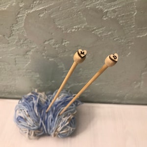 big knitting needles,knitting needles,knitting,wooden needles,knitting supplies,needles,gift for grandma,personalized gift,gift for her,idea