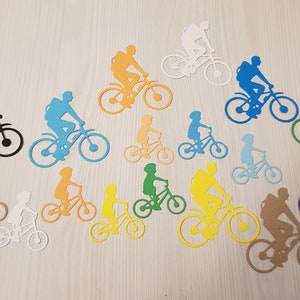 Väter Tag, Scrapbooking, Geschenk-Karten diy, Partnerschaft, Familie, junge, Mädchen, Papier Satz, Vater und Sohn, Vater Fahrrad, Papier Fahrrad, Radtour, Fahrrad-Geschenk-Karte