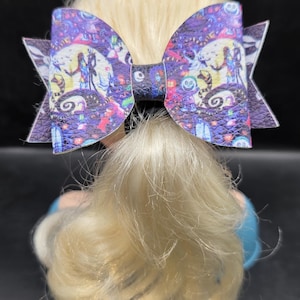 Halloween hair bow