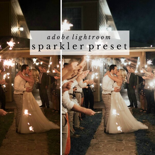 lightroom: sparkler preset