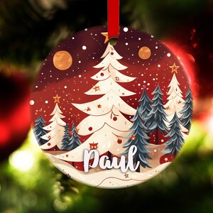 Personalized Christmas Ornament, Christmas Ornament, Christmas Gift Idea, Christmas Decor, Custom Christmas Decor