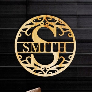 Monogram Wooden Sign, Personalized Wood Sign, Wooden Name, Personalized Name Sign, Wooden Name Sign