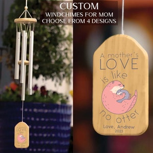 Personalized Wind Chime, Mom Gift, Gift For Mom, Mom Birthday Gift, Mom Gift Ideas, Custom Wind Chime, Mom Christmas Gift