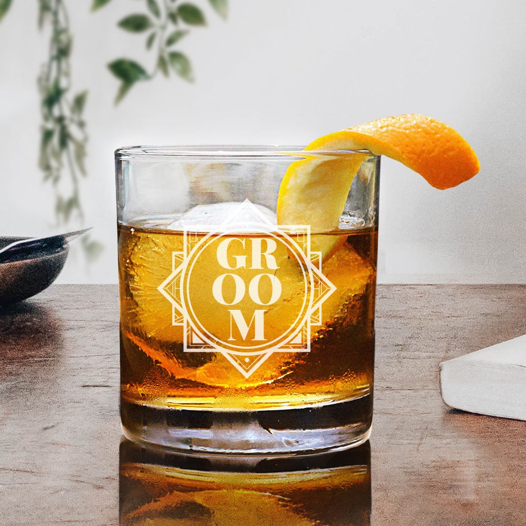 Groom Engraved Whiskey Glass - Groom Gift - Gift for Groom - Gifts for ...
