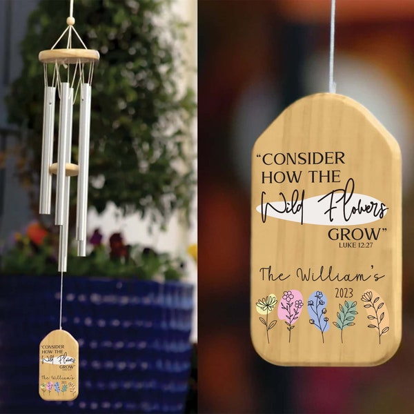 Bible Verse Wind Chime Etsy