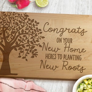 Congrats On Your New Home Cutting Board First Home Gift New Home Gift Housewarming Gift Cutting Board image 4