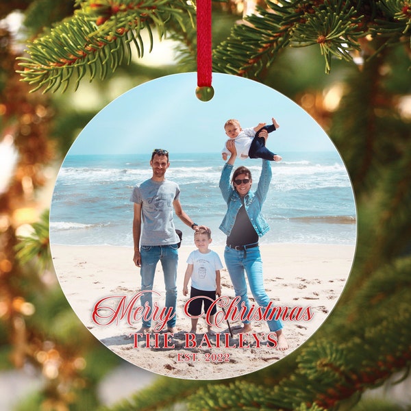 Personalized Christmas Ornament, Custom Christmas Ornament, Personalized Ornament, Custom Ornament, Photo Christmas Ornament