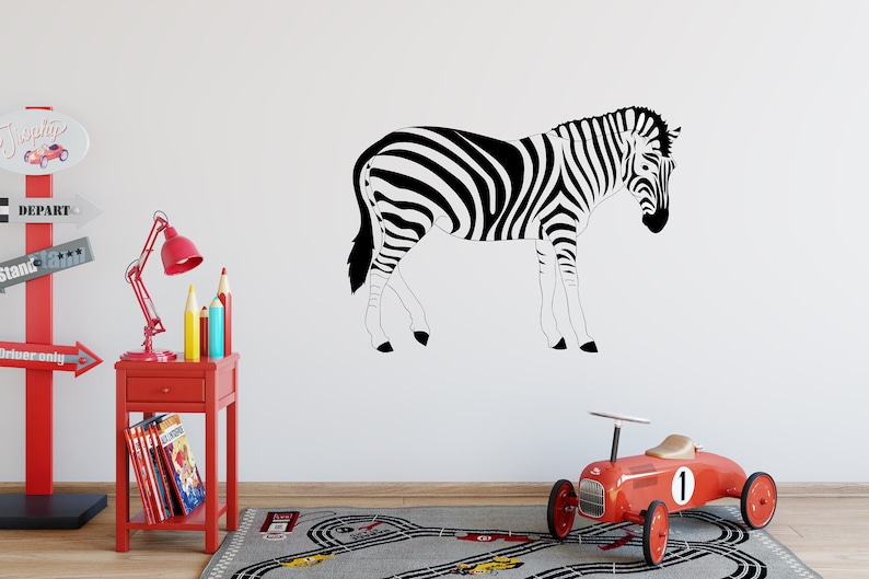 Zebra Wall Decal Stickers Bedroom Decor Child S Room