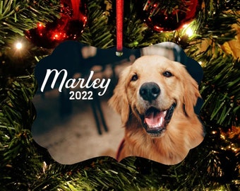 Pet Ornament, Dog Christmas, Dog Ornament, Holiday Pet Gift, Dog Gift, Dog Picture Ornament, Personalized Dog Christmas Ornament