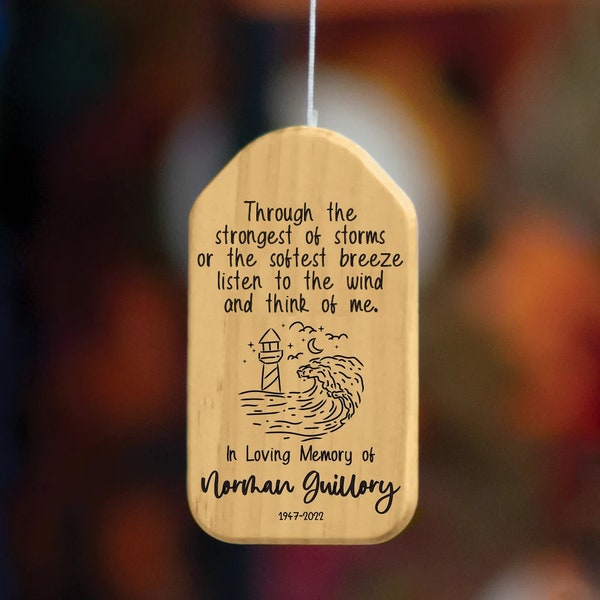 Personalized Pet Memorial Wind Chimes - Sympathy Seychelles
