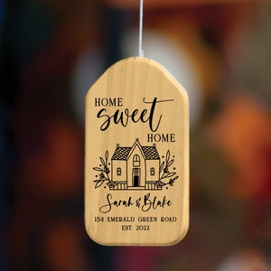 Home Sweet Home Wind Chime. Housewarming Wind Chime - Housewarming Gifts - New Home Gifts - Windchime