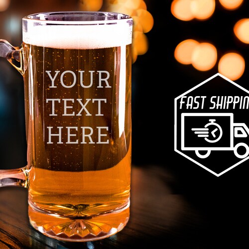 Personalized Beer Mug Custom Beer Mug Groomsmen Gift Etsy