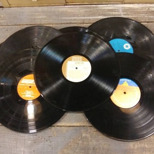 TEN ALBUM STACK 33 1/3 for Crafting or (maybe) Listening!