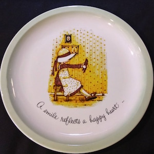 HOLLY HOBBIE PLATE American Greetings Corp 1972 in Excellent Condition!