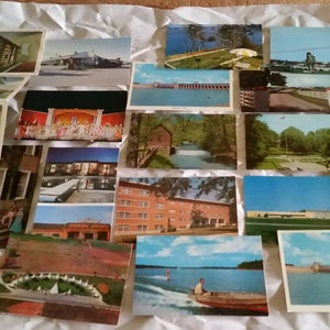 KENTUCKY POST CARDS Zufällige Standorte Vintage und kostenloser Inlandsversand!