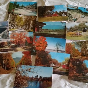 NORTHEASTERN US POSTKARTEN Vintage 15er Set mit kostenlosem Inlandsversand!