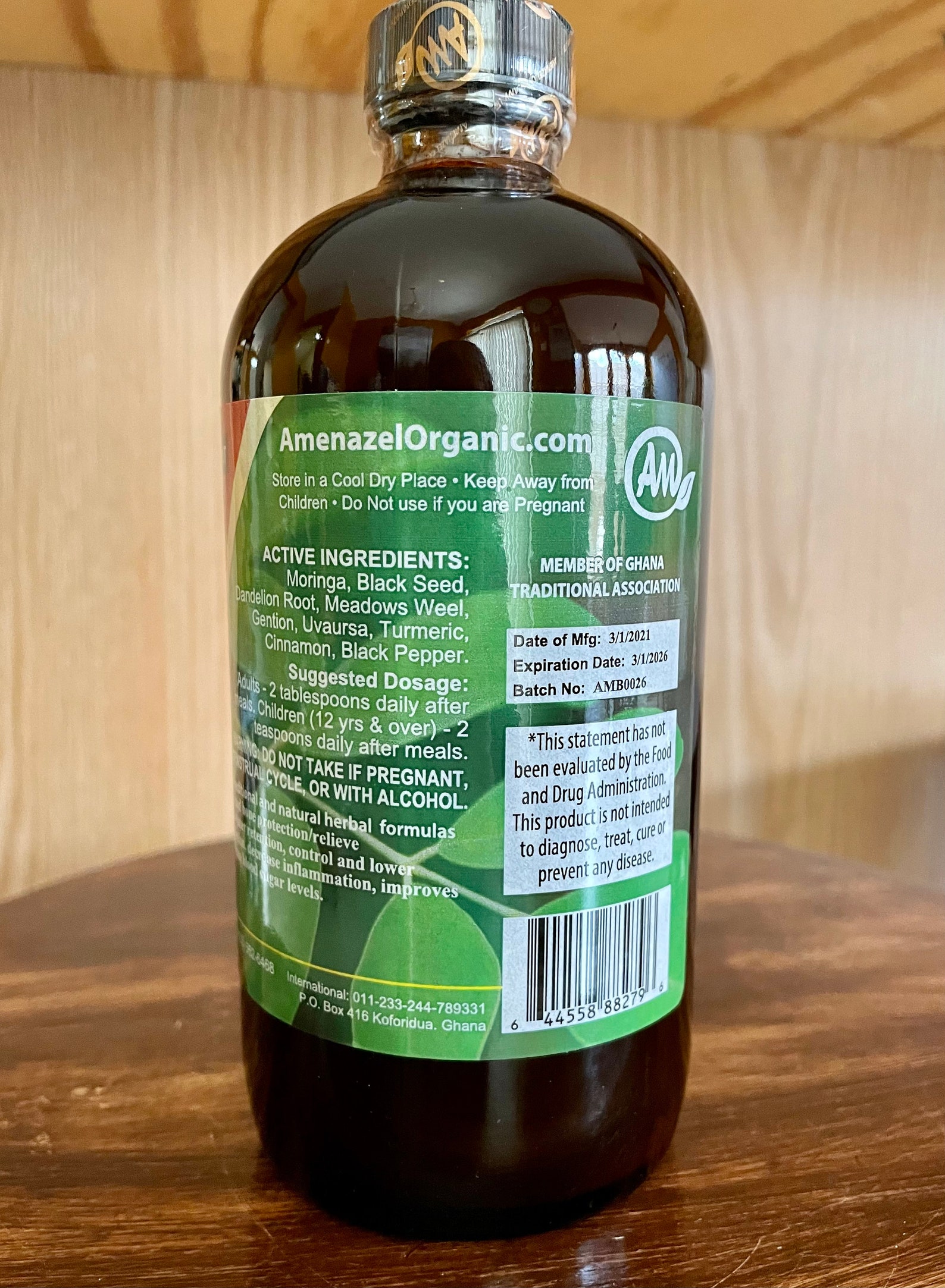 Amenazel Moringa Bitters for Colon Cleansing Etsy