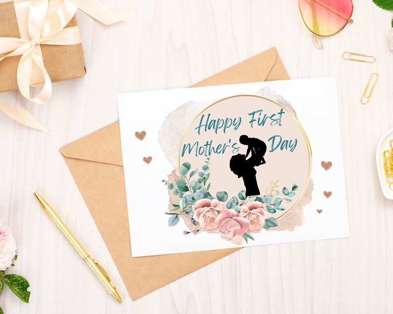 First Mother's Day Card, Printable Mothers Day Card, Mothers Day ...