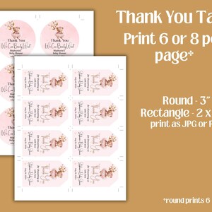 We Can Bearly Wait Girl Baby Shower Invite, Teddy Bear Baby Shower Invitation, Pink Teddy Shower Invite, Editable Bear Invitation, Balloons image 8