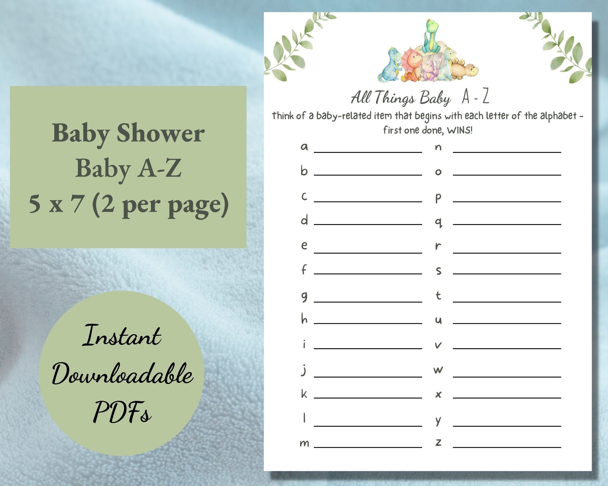 baby items that begin with e