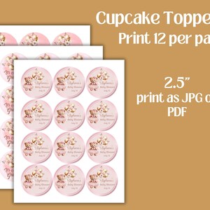 We Can Bearly Wait Girl Baby Shower Invite, Teddy Bear Baby Shower Invitation, Pink Teddy Shower Invite, Editable Bear Invitation, Balloons image 6
