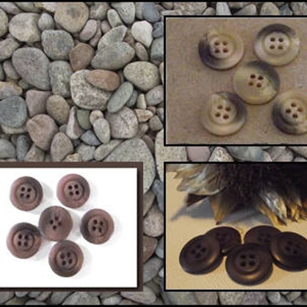 6 BUTTONS men's suit Brown Beige purple of your choice * 18 mm 4 holes 1.8 cm button haberdashery