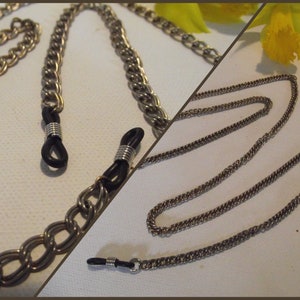Necklace cord Double mesh glasses chain, 2 widths to choose from