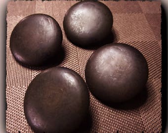 7 BUTTONS Dark Brown Matt 23 mm * shank * 2.3 cm brown button lot haberdashery for wool jacket vest