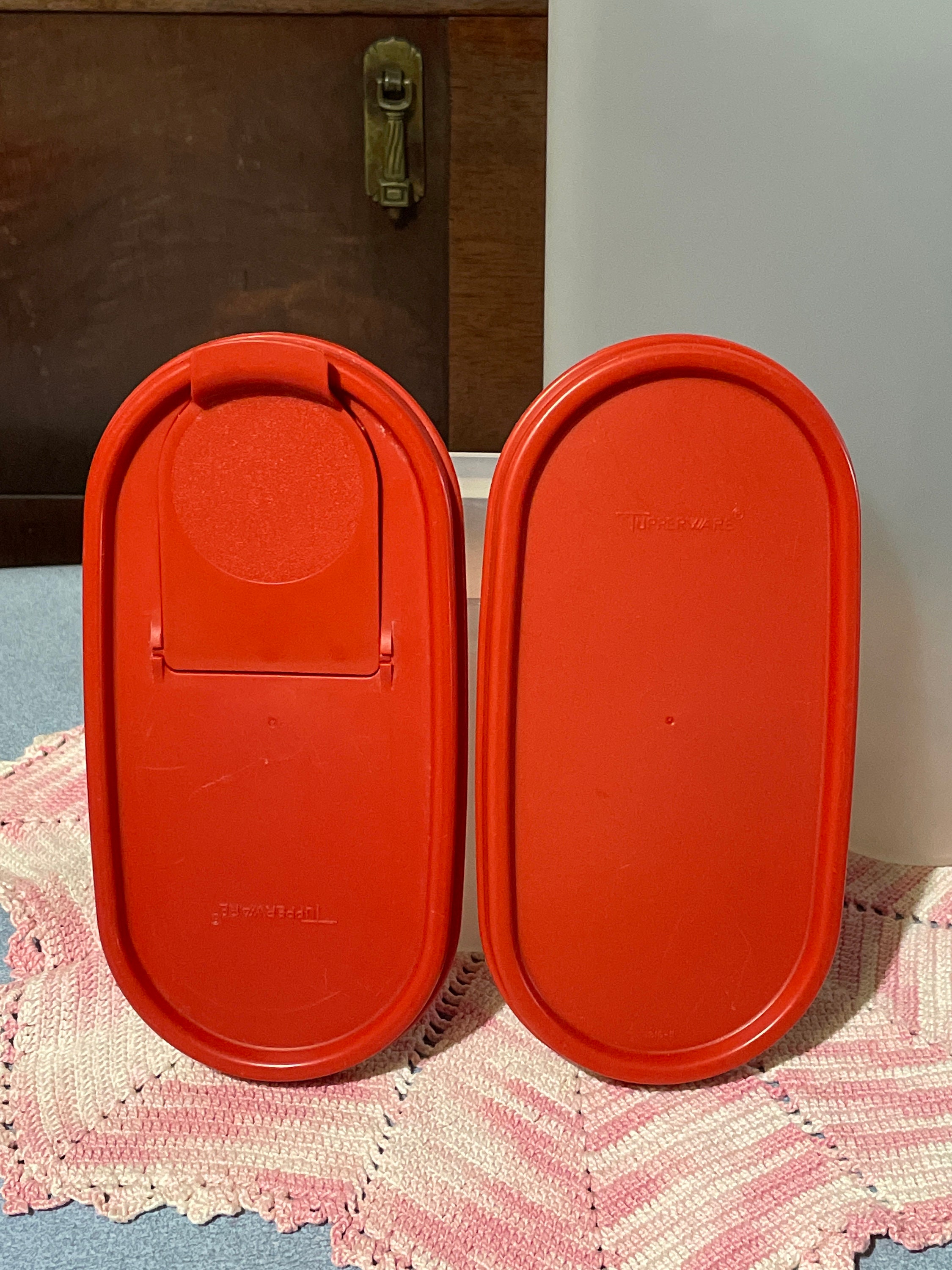 Vintage Tupperware 7 and 5 Tall Storage Containers 