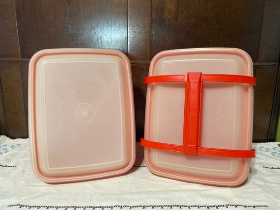 Tupperware Mini Pack & Carry Child's Lunch Box Kids' Toy in Red