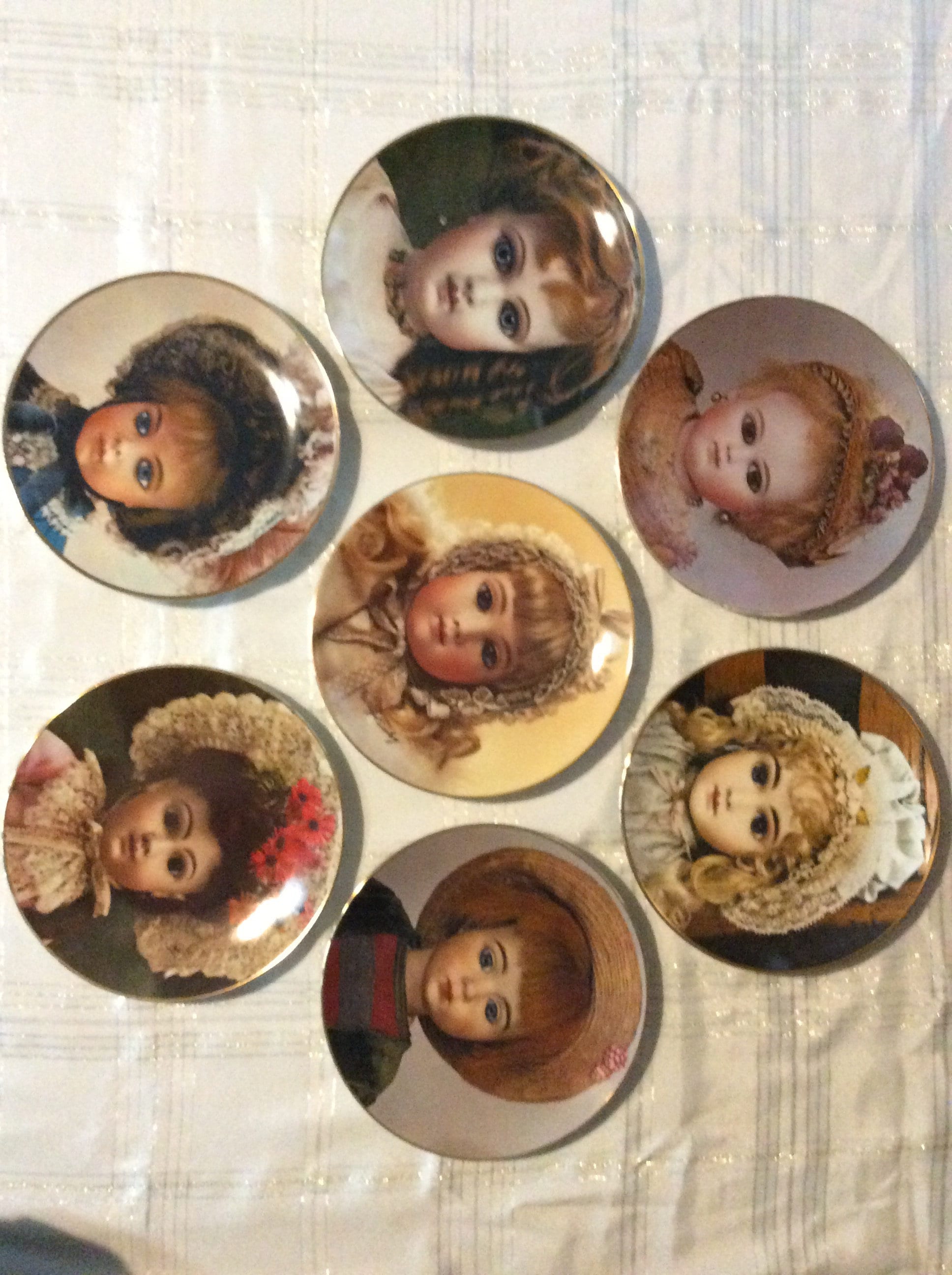 The Doll Collection plates, Old French Dolls, Mildred Seeley
