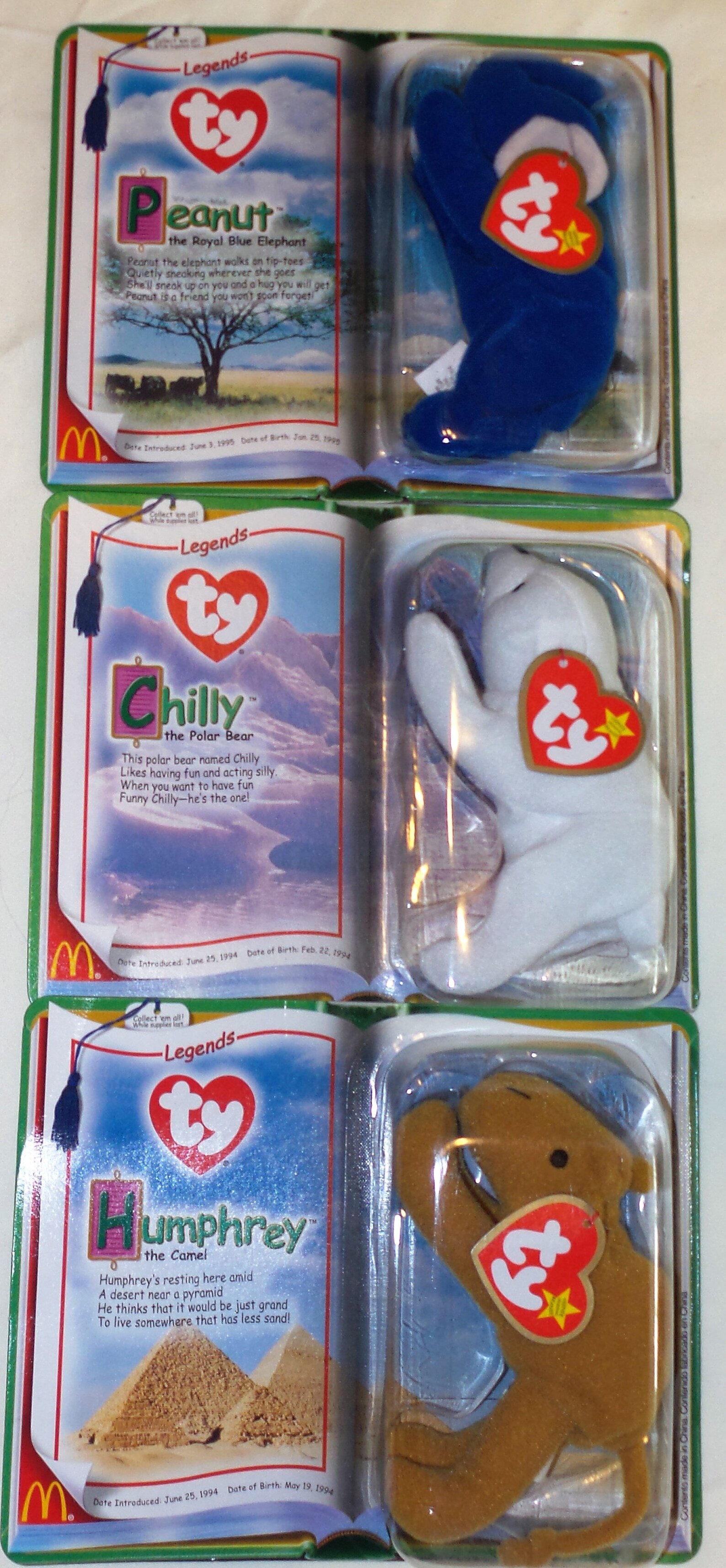 Ty Beanie Babies Collectors Edition Mcdonalds Set of 11 Etsy