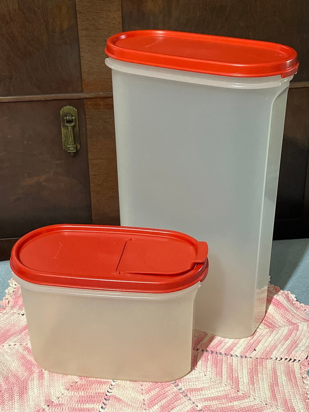 Vintage Tupperware Storage Containers and Lids, Options Are Tall or ...