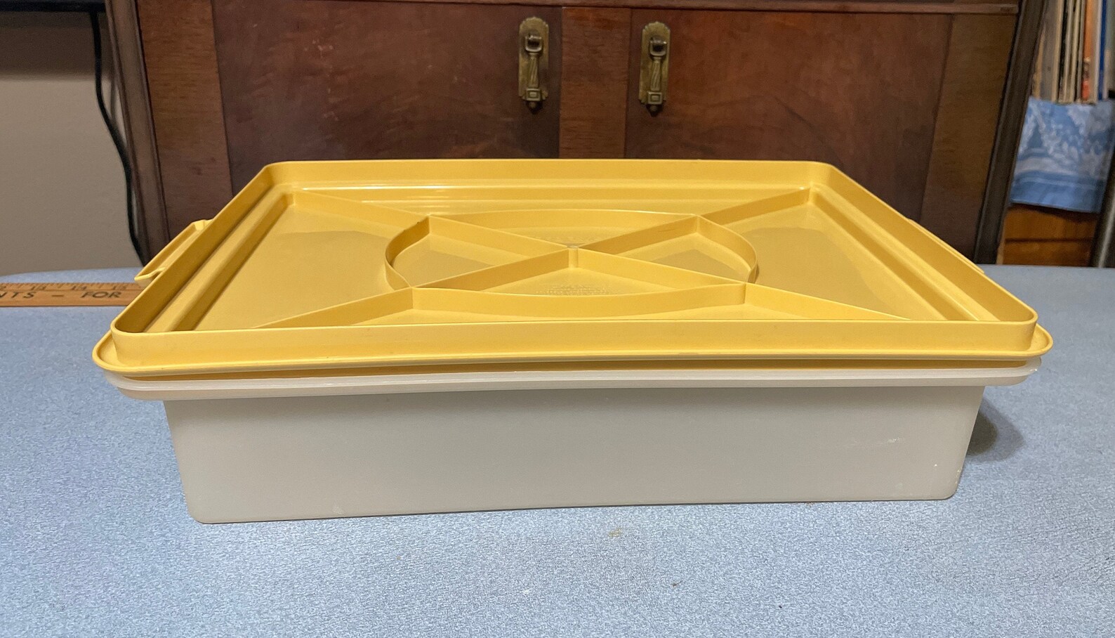 Vintage Tupperware Rectangle Cake keeper cake platter Etsy