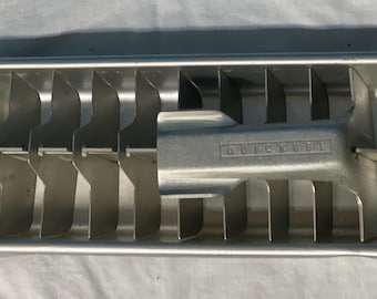Frigidaire aluminum ice cube trays, Vintage, Quick cube tray from 60&#39;s and 70&#39;s era.  PreOwned in very good condition