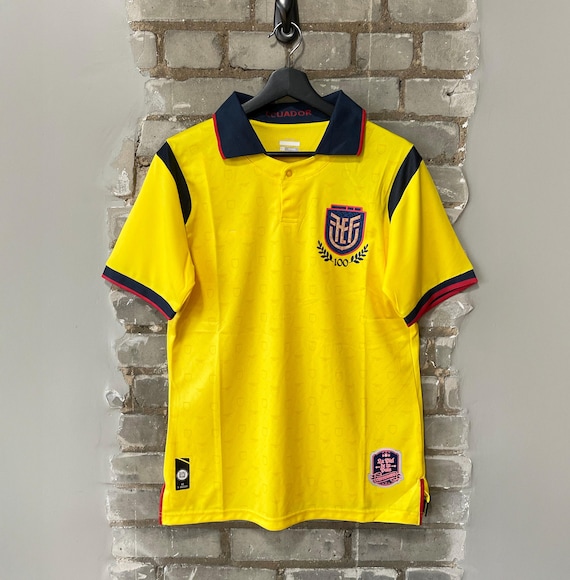 Maillot De Foot Équateur Officiel - Coupe Du Monde 2022 - Homme Taille XL - Jaune - Marathon