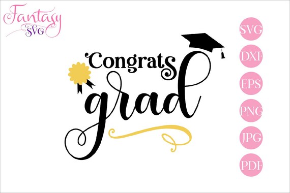 Download Congrats Grad Class Of 2020 Svg Cutting Files Graduating Cut File Student Hat Cap Graduation Graduate College High School University By Fantasy Cliparts Catch My Party