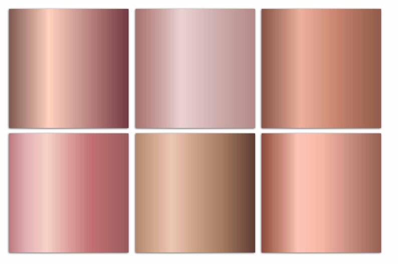 Rose gold gradient metallic background luxury texture Etsy