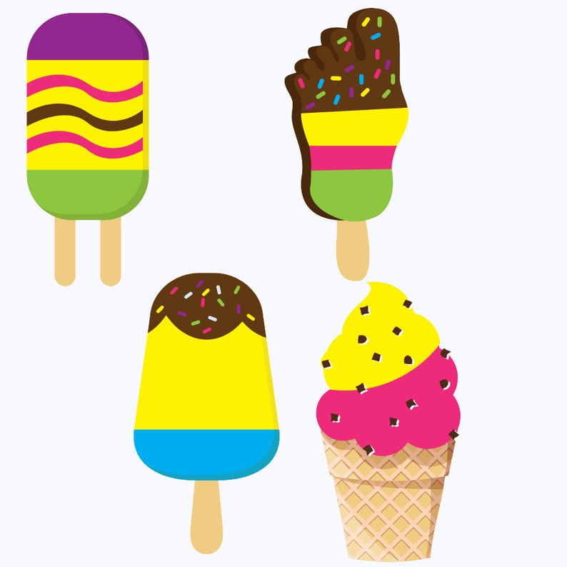 Ice Cream Cone Ice Cream Scoop Summer Clipart Sweet Clip - Etsy