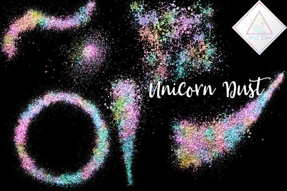 Pixie Dust Clipart, Magic Dust, Unicorn Dust Overlays