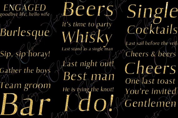 Bachelor Word Art, Bachelor Party, Gold Glitter Sayings, Bachelor Clipart,  Men Night Out Png, Common Phrases, Wedding Clip Art, Fantasy Clip - Etsy