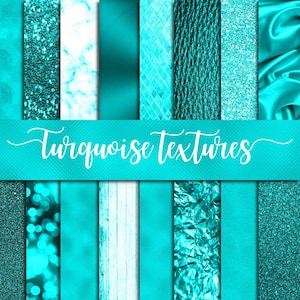 Türkise Texturen, Aqua Hintergründe, jpg digitales Papier, mint Hintergrund, Sommer Textur, Luxus Seide, gebürstetes Metall, Distressed Muster, f