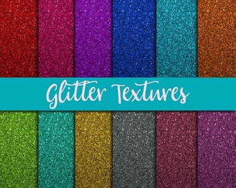 Glitter digital paper, glitter paper pack, gold glitter texture, silver glitter, rose gold glitter, scrapbooking paper, fantasy cliparts, sh