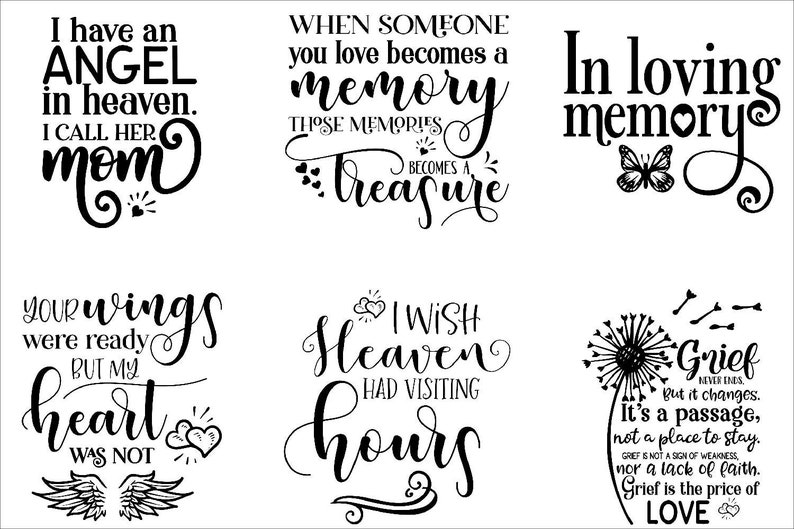 Download Memorial bundle svg cut files cricut in loving memory ...